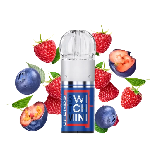 Blueberry Sour Raspberry Upends Switch Mini Replacement Pod 2500 Puffs  50MG