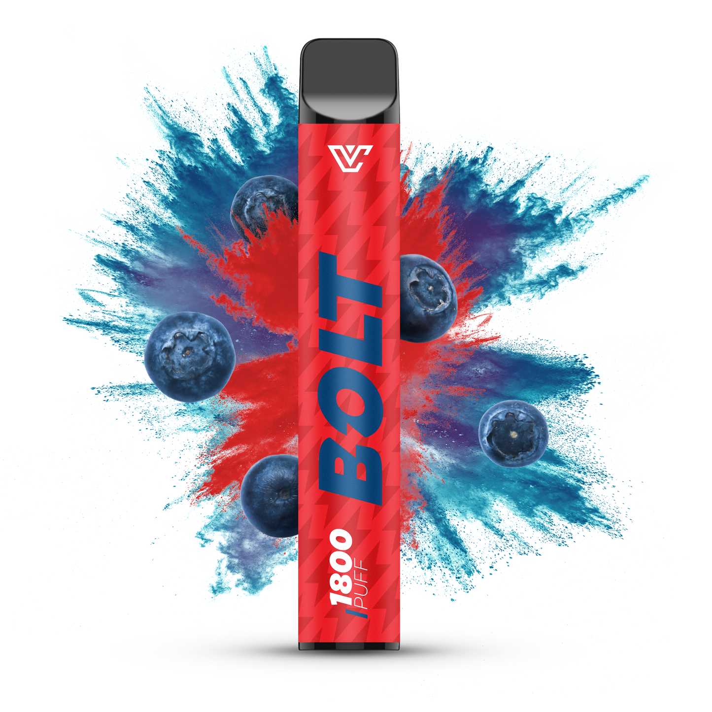 Blue Energy Drink BOLT 1800 Disposable 5ml  50MG