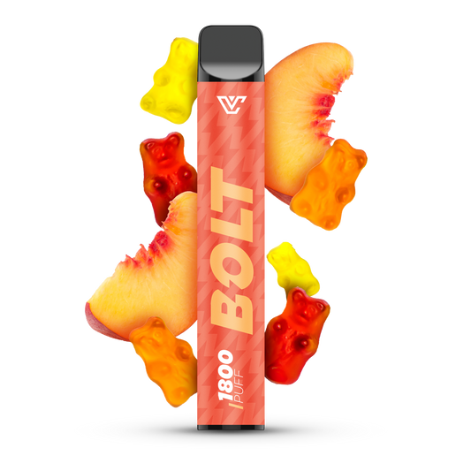 Peach Gummy BOLT 1800 Disposable 5ml  50MG