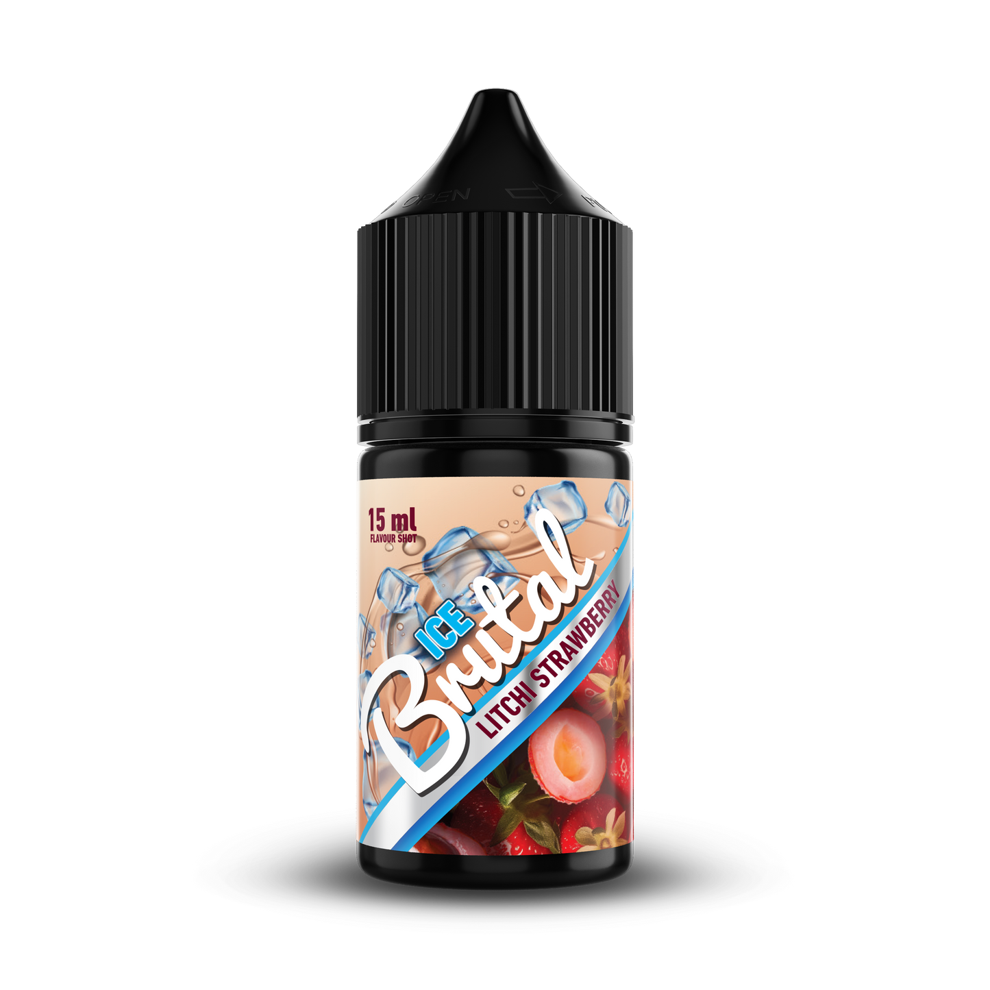 Litchi Strawberry Brutal on Ice Longfill Flavour Shot 15ml