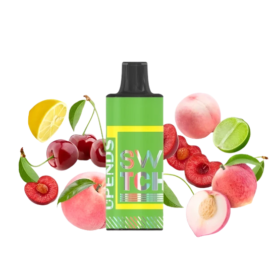 Cherry Peach Lemonade Upends Switch Replacement Pod 4500 Puffs 50MG