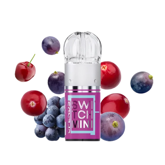 Cranberry Grape Upends Switch Mini Replacement Pod 2500 Puffs  50MG