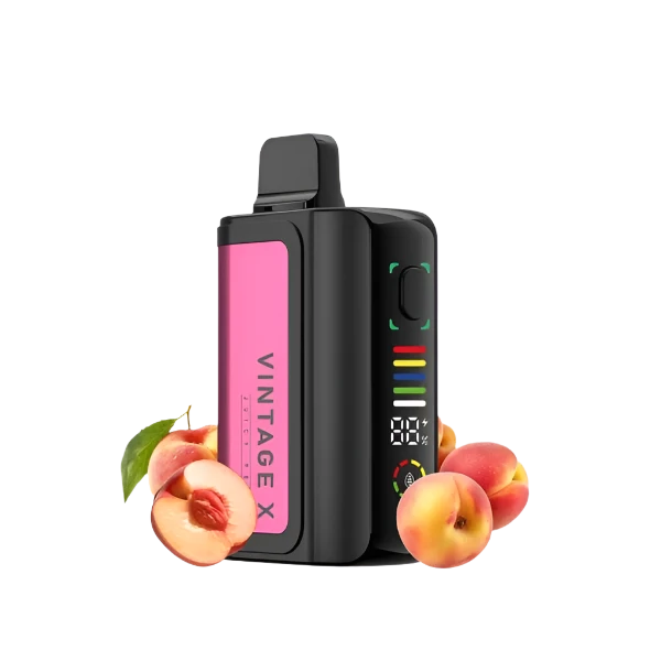 Juicy Peach Punkapes Vintage X 10,000 Puff Dual Mode Mesh  50MG