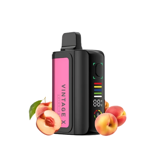 Juicy Peach Punkapes Vintage X 10,000 Puff Dual Mode Mesh  50MG