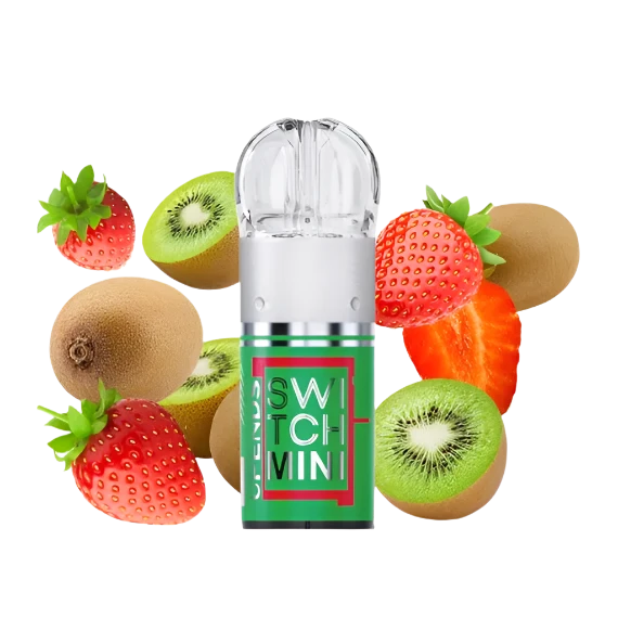 Strawberry Kiwi Upends Switch Mini Replacement Pod 2500 Puffs  50MG