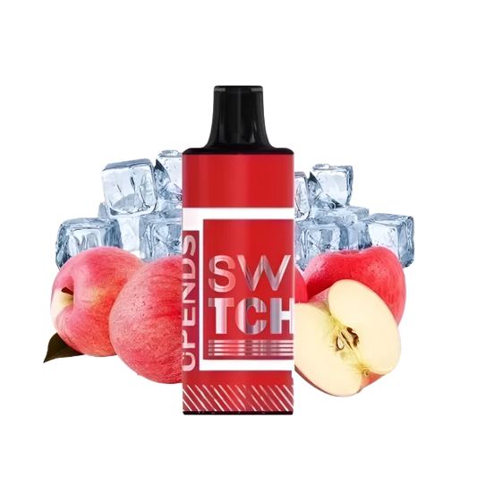 Apple Ice Upends Switch Replacement Pod 4500 Puffs  50MG