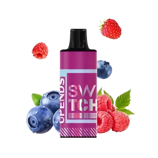 Blueberry Raspberry Upends Switch Replacement Pod 4500 Puffs  50MG
