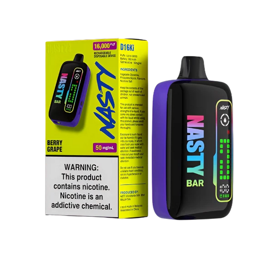 Berry Grape Nasty Bar 16000 Puffs