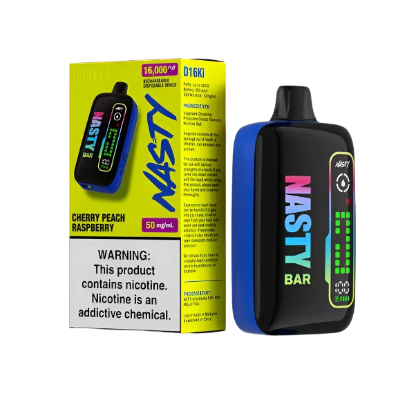 Cherry Peach Raspberry Nasty Bar 16000 Puffs