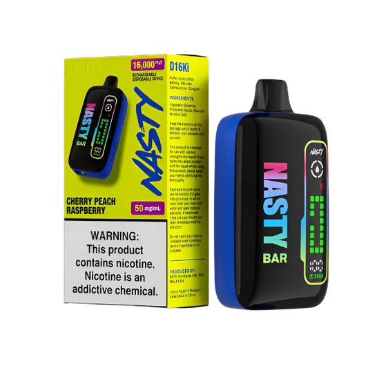 Cherry Peach Raspberry Nasty Bar 16000 Puffs