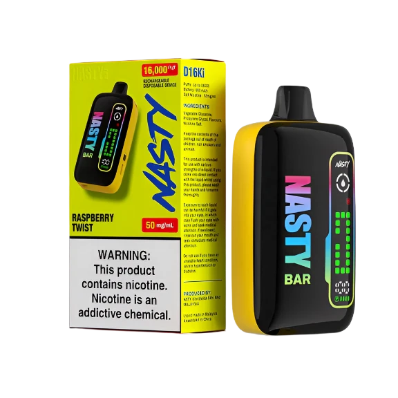 Raspberry Twist Nasty Bar 16000 Puffs